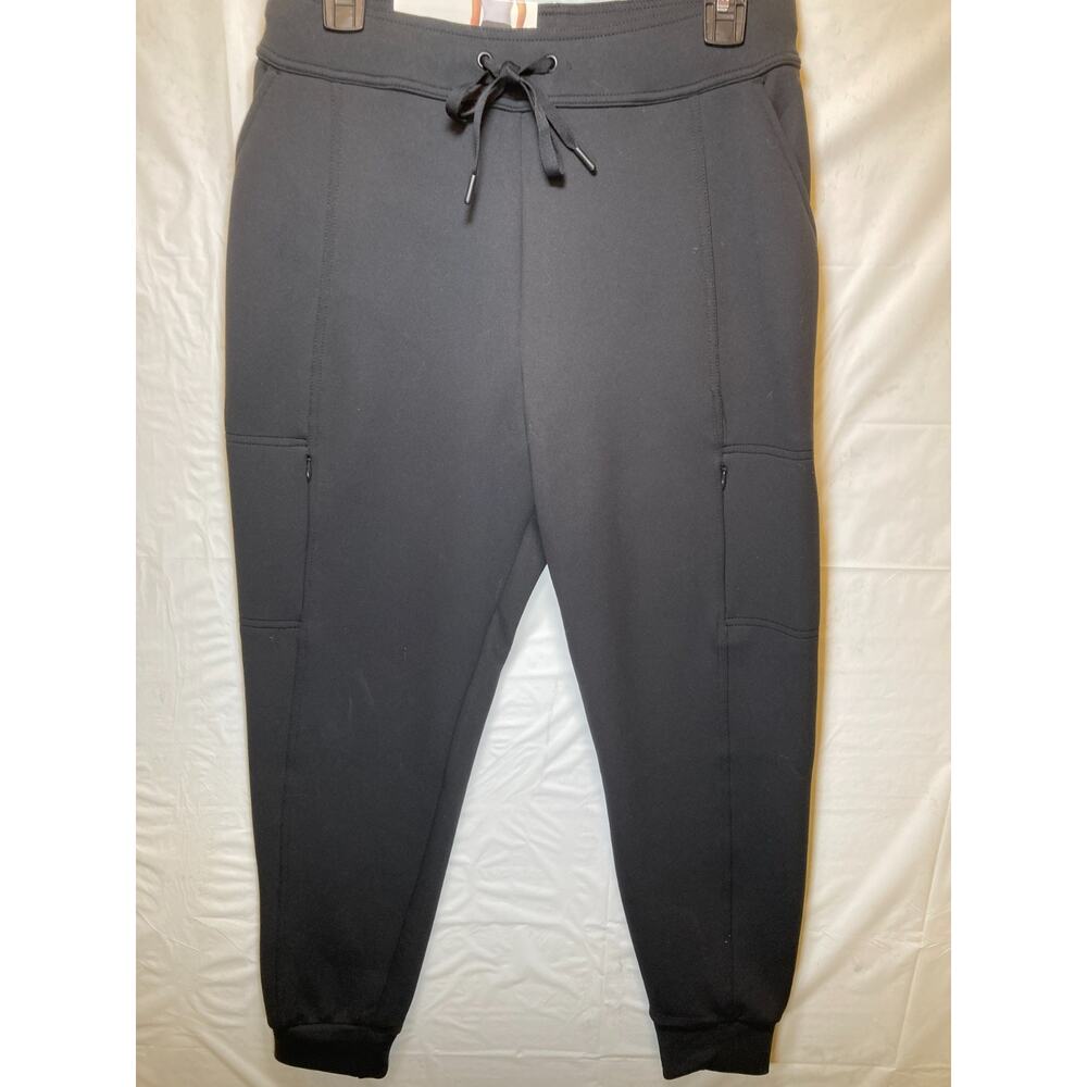 32 Degrees Active Pants Womens Cool Jogger Black Blue Tech Stretch Pockets Small